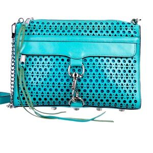 Rebecca Minkoff teal mint shoulder bag cross body